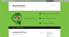 Desktop Screenshot of blog.nutrienti.eu